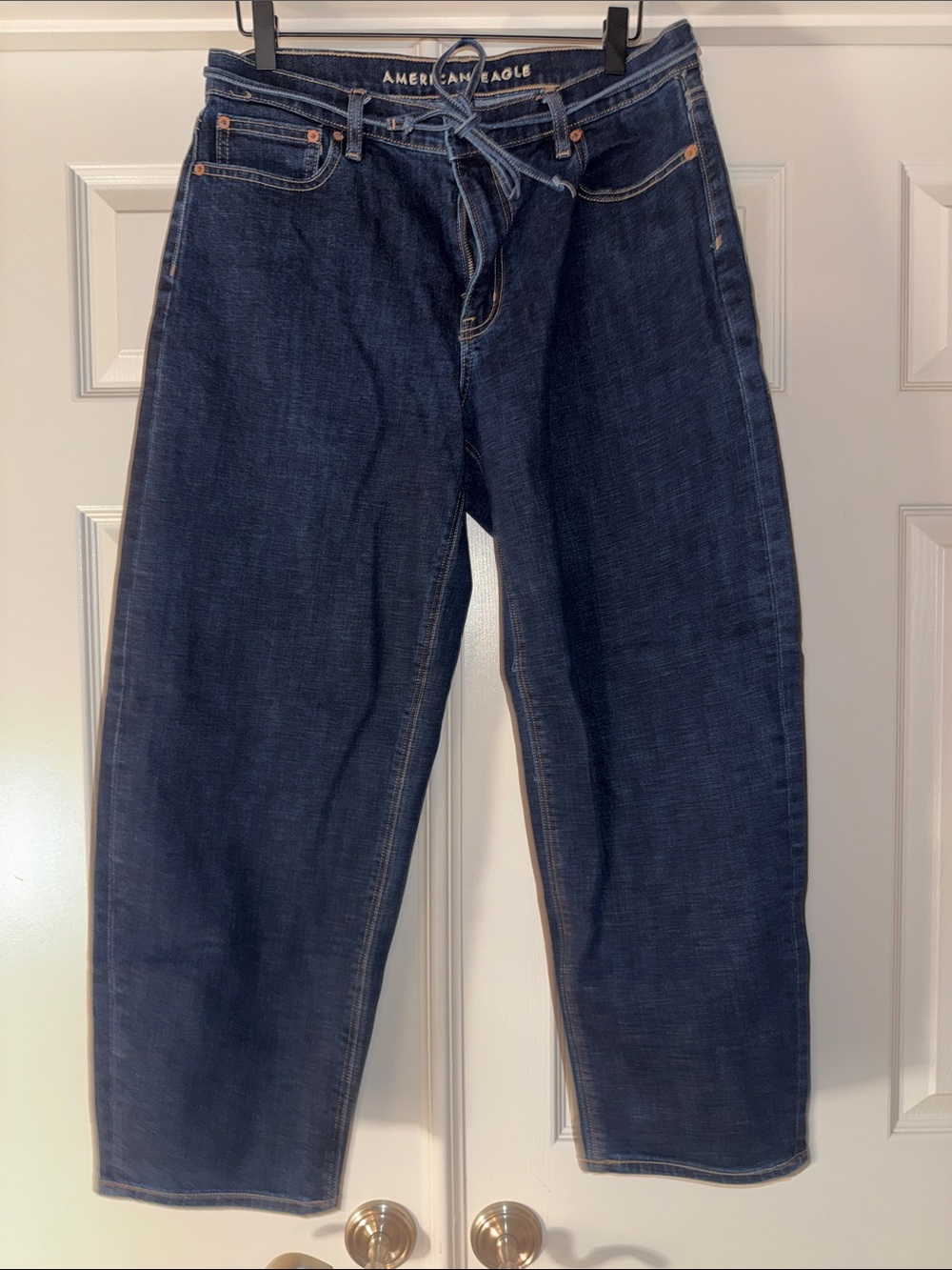American Eagle Outfitters Indigo Barrel Jeans